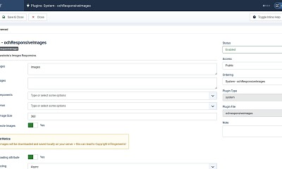 Ochresponsiveimages - Joomla Extension