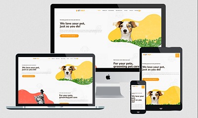 Enginetemplates Pet - Lovely Animal Joomla Template