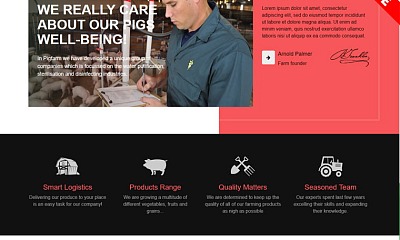 Bestaddon Pigfarm - Joomla Templates