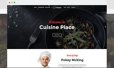 Joomshaper Cuisine - Responsive Restaurant Joomla Template