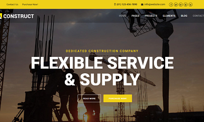Template Monster Construct - Joomla Templates