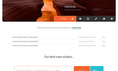Rockettheme Protean - Joomla Template