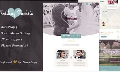 Templaza Fuchsia - Joomla Template
