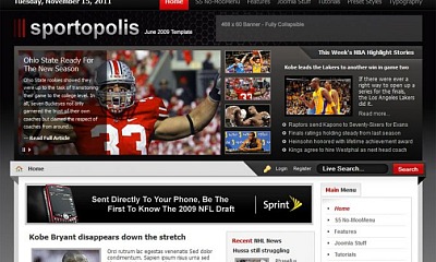 Shape5 Sportopolis - Joomla Template