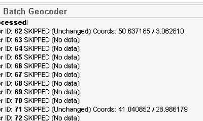 JS CB Batch Geocode - Joomla Extension