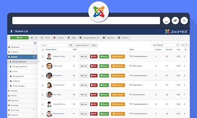 JoomSchool - Joomla Extension