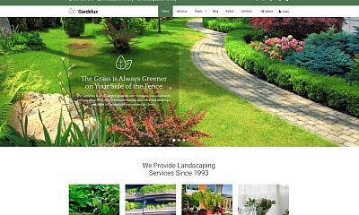 Gardelux - Landscape Studio Joomla Template