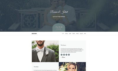Joomlead Destiny - Responsive Joomla Wedding Template
