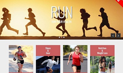 Bestaddon Running - Joomla Template