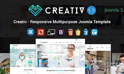 Theme Forest Creativ - Joomla Template
