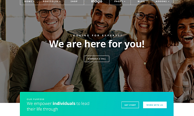 Joomshaper Indigo - Multipurpose Business & Corporate Agency Joomla Template