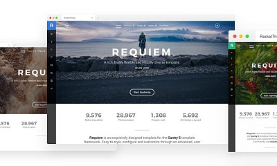 Rockettheme Requiem - Joomla Templates