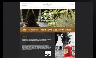 Joomla Bambo Wedding - Joomla Template