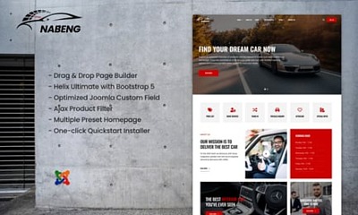 Nabeng - Car Directory With Ajax Filter Joomla Template