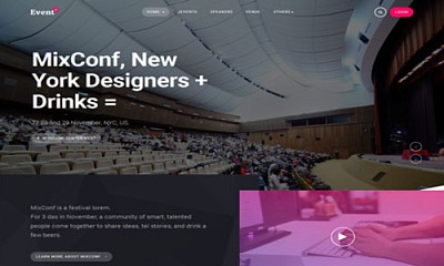 Joomlart Events Ii - Joomla Template