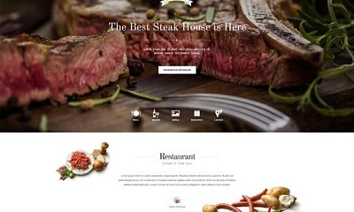 Gavickpro Steak House - Joomla Templates