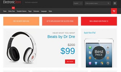 Joomlead Computers And Electronics - Joomla Template