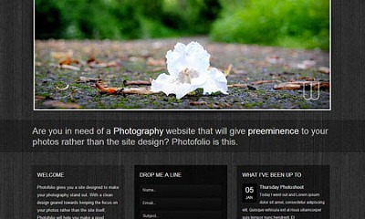 Shape5 Photofolio - Joomla Template