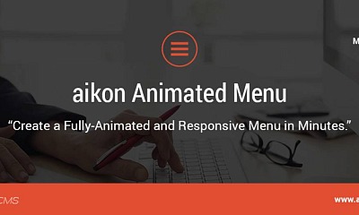 Aikon Animated Menu Joomla Extension