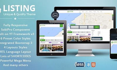 Smartaddons Elisting - Joomla Template