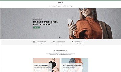 Joomlead Bella - Joomla Shopping Template
