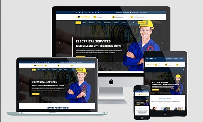 Enginetemplates Electrical - Quality Joomla Electrical Website Template