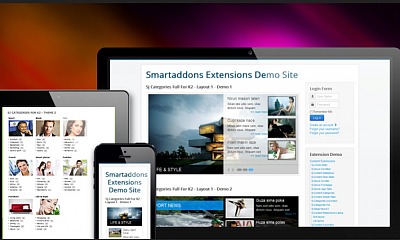Sj K2 Categories Full Joomla Extension