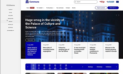 Dj-commune Wcag Template For Joomla 4 Yootheme