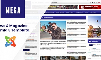 Smartaddons Meganews - Joomla Template