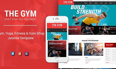 Smartaddons Thegym - Joomla Template