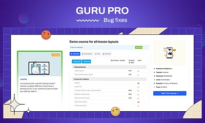 Ijoomla Guru Pro - Joomla Extension