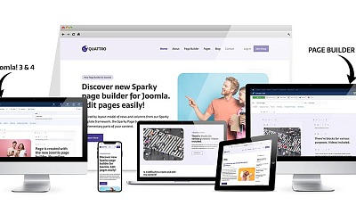 Hot Themes Quattro - Joomla Template