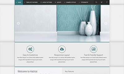 Habitat - Joomla Template