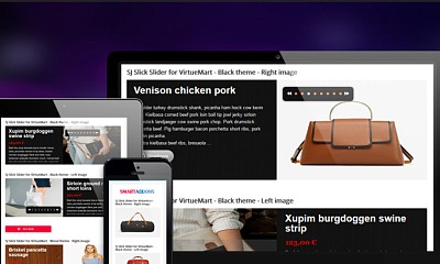 SJ Slick Slider for VirtueMart 4 - Joomla Extension