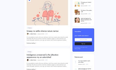 Joomlart Essence - Minimal Joomla Template For Personal Blog