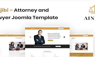 Theme Forest Ainjibi - Joomla Template