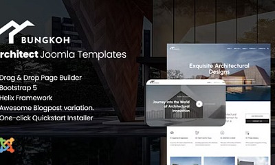 Bungkoh - Modern Joomla Template For Architects Portfolio