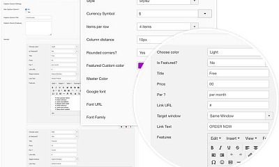 MX PricingTables - Joomla Extension