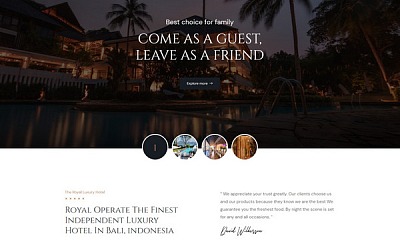 Gavickpro Royal - Joomla Hotel Template