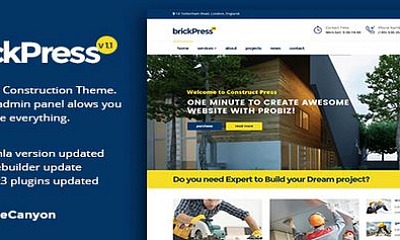 Theme Forest Brickpress - Joomla Template