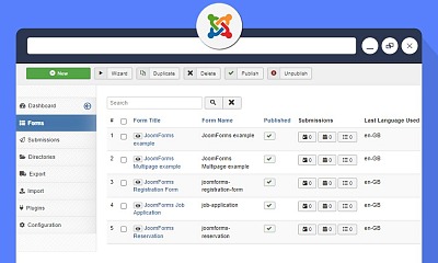 JoomForms - Joomla Extension