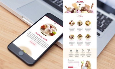 Hotthemes Ice Cream - Joomla Template