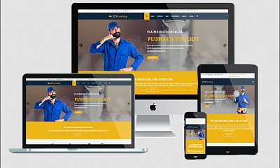 Enginetemplates Plumbing - Responsive Plumbing Website Template
