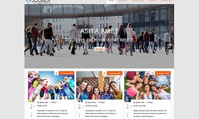 Mixwebtemplates Joomla163 - Social Joomla Template