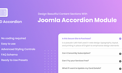 JD Accordion - Joomla Extension