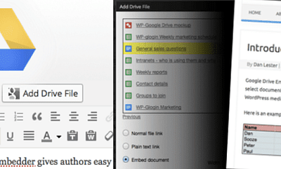 Google Drive Documents Embedder - Joomla Extension