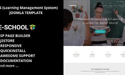 Theme Forest Eschool - Joomla Templates