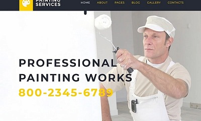 Template Monster Painting Services - Joomla Templates