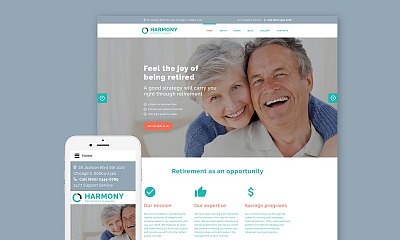 Harmony - Retirement Planning Joomla Template - Joomla Templates