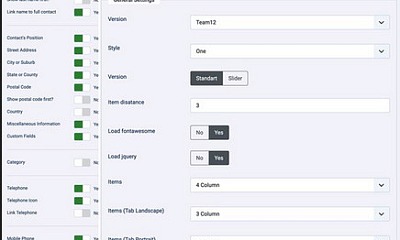 OL TeamContacts - Joomla Extension